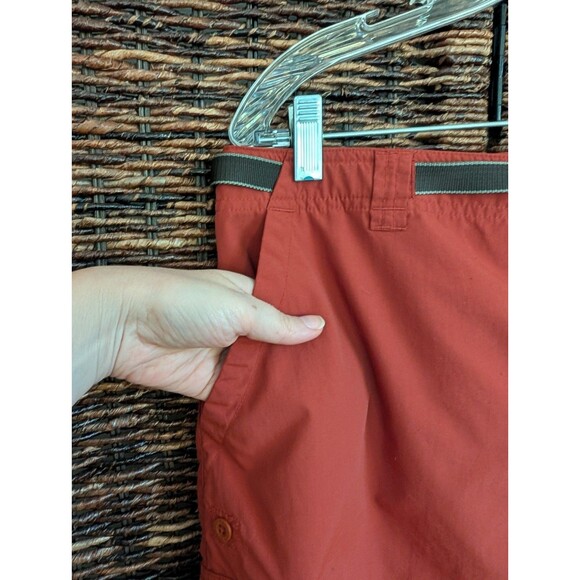 REI UPF 30+ Cargo Knee Length Skirt Women's 16 Orange Gorpcore Hiking Camping - Picture 2 of 12